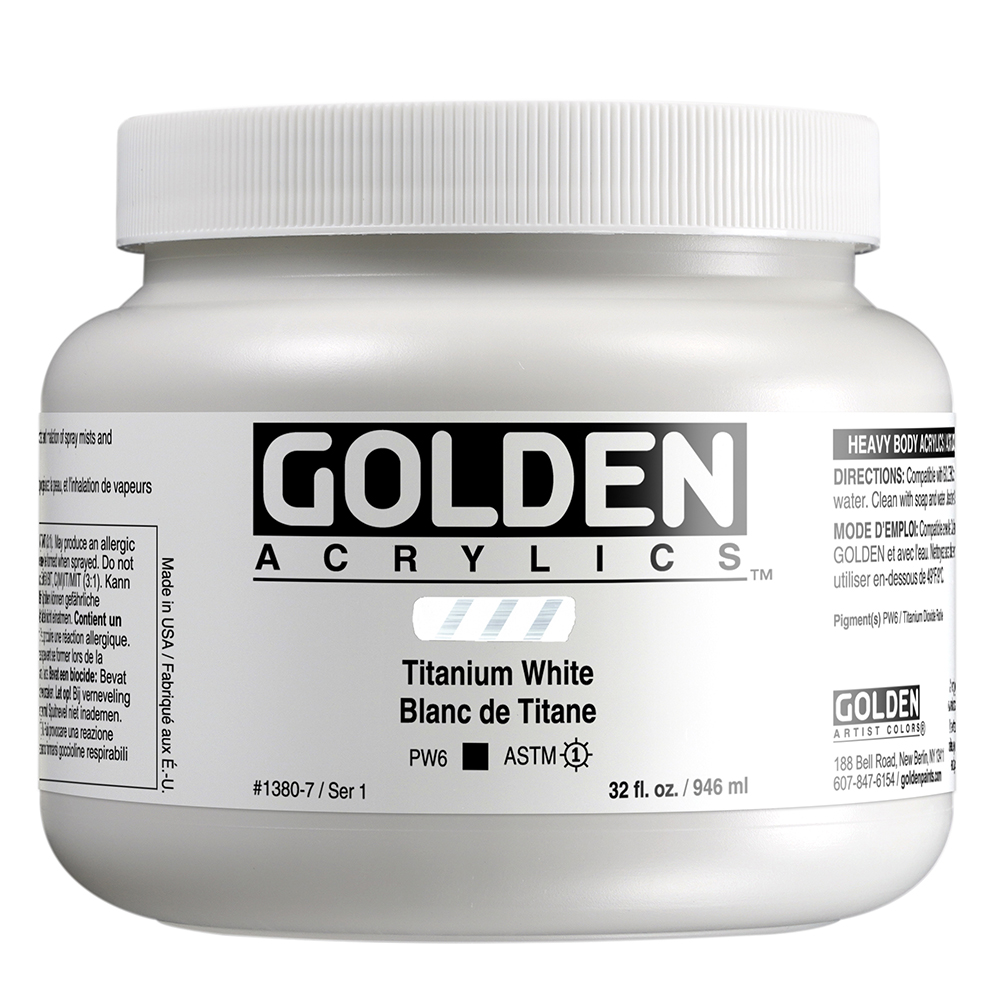 GOLDEN Heavy Body Acrylics - 32 fl. oz. / 946 ml