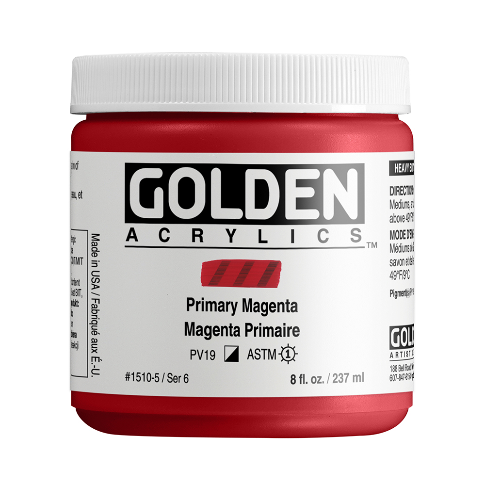 GOLDEN Heavy Body Acrylics - 8 fl. oz. / 237 ml