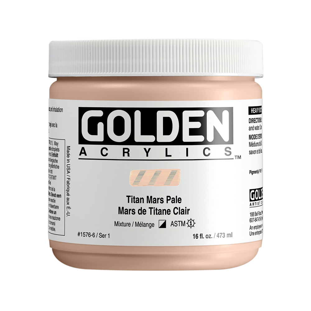 GOLDEN Heavy Body Acrylics - 16 fl. oz. / 473 ml